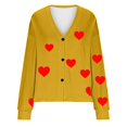 thumbnail image 4 of LOVZFMLL Cardigan for Women‘s Casual Cardigan Button Printed Fashion Jacket Coat, 4 of 4