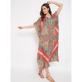 thumbnail image 3 of Oussum Robe Kaftan Longue pour Femmes, Robe Maxi Décontractée d'Été Ample pour Dames, Grande Taille, Robe de Soirée Confortable, Caftan en Ligne, 3 of 4