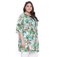 thumbnail image 4 of Women's Kimono Cardigan Floral Print Drawstring Open Front Loose Top Summer, 4 of 7