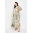 thumbnail image 4 of Oussum Robe Caftans pour Femme Grande Taille Imprimée Longue Maxi à Boutons Robes Caftan, 4 of 7