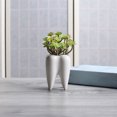thumbnail image 2 of Desktop Tooth-shape Ceramic Vase Decorative Small Molar Flower Pot for Succulent, 2 of 8