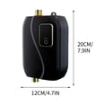 thumbnail image 2 of Kitchen Sink Faucets,Water Heater-110V Small Instant Hot Water Heater,Under Sink Plug in Tankless Water Heater Demand with Lcd Digital Display for Kitchen Sink Faucet,Tankless Water Heater, 2 of 2