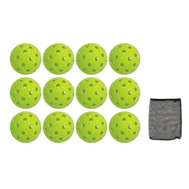 Outdoor Hole Balls,12PCS 74mm 40 Holes Pickleball Set PE Pickleball Set World-Class Design