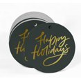 thumbnail image 2 of Inkdotpot 100 Pack Real Gold Foil Paper Tags Happy Holiday Favor Hang Tags, 2 of 6