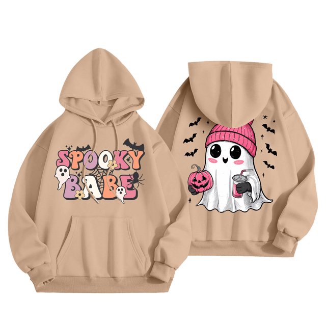 WEAIXIMIUNG Sweat à Capuche Graphique pour Femmes Imprimé Lettres