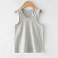 thumbnail image 2 of Birdeem Chandails pour Enfants Sans Manches T-Shirt Graphique Uni Col Rond Crop Top pour Filles et Garçons Débardeur Tee, 2 of 12