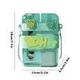 thumbnail image 2 of Water Cup Double Cup High Capacity Leak-Proof | 760ml Portable Lightweight Tumbler with Straw | Outdoor Home Use | Durable PC Material | Lock Buckle | Easy Clean | Multiple Colors, 2 of 6