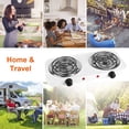 thumbnail image 2 of iMounTEK Electric Stove for Cooking 2000W Electric Double Burner Coil Heating Hot Plate Stove Countertop RV with Non Slip Rubber Feet 5 Temperature A, 2 of 8