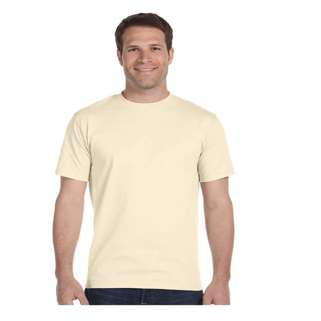 Hanes Lay-Flat Tag-Free Crewneck Beefy T-Shirt, Style 5180