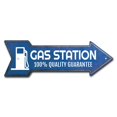 thumbnail image 1 of SignMission P-ARROW8-999851 8 x 24 Po de Large Flèche de Station-Service, 1 of 4