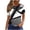 Gris 03, variante sur Pisexur Hauts pour Femmes, Hauts de Printemps pour Femmes 2025, Hauts pour Dames, T-shirt Imprimé Décontracté et Tendance pour Femmes avec Col Rond et Manches Courtes Blanc, P