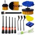 thumbnail image 1 of 17 Pcs Brosses de Détaillage Automobile Brosses de Nettoyage de Détail, 1 of 8