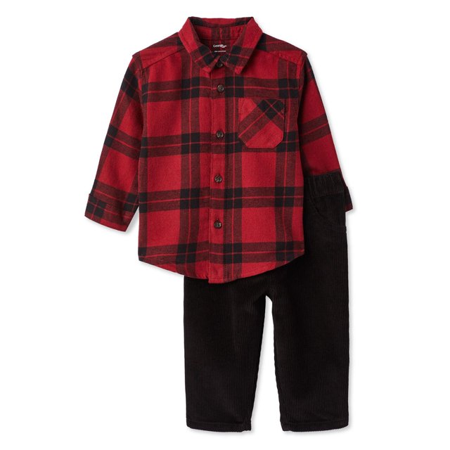 Ensemble 2 pièces avec chemise George pour bébés garçons