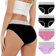 thumbnail image 2 of Culottes Menstruelles pour Femmes, 4 Pcs, Réutilisables, Anti-Fuites, Grande Taille, Culottes de Protection Post-Partum, 2 of 7