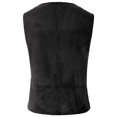 thumbnail image 3 of Vintage Medieval Men Vest Laced Up Renaissance Sleeveless Solid Waistcoat Gothic, 3 of 3