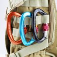 thumbnail image 3 of Amdohai Carabiner with Screw Locking Gate 25KN Heavy Duty Carabiner Clips for Hammocks Camping Hiking Backpacking, 3 of 7