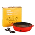 thumbnail image 1 of Versatile Mini Grill Pan For Effortless Cooking And Easy Cleaning For Indoor And Outdoor Use Nonstick Pan Ceramic Coated Cookware Copper Kitchen Silicone Utensils Stir Fry Pan Nonstick Tortilla Pan, 1 of 3