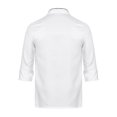 thumbnail image 2 of zdhoor Unisex Mens Womens Double-Breasted Chef Coat Cooks Jacket Chef Works Kitchen Cooking Uniform White Long Sleeve L, 2 of 7