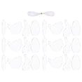 thumbnail image 1 of Weiweiguan 24Pcs Easter Themed Blank Board DIY Painting Pendant Kids Drawing Accessory, 1 of 6