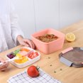 thumbnail image 4 of TopLLC Kitchen Accessories,Home And Kitchen,Kitchen Tools, Double Layer Plastic Lunch Box Small Compartment Lunch Box Students Portable Microwave Oven Available Preservation Box Double Lunch Boxs, 4 of 6