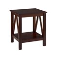 thumbnail image 1 of Table d'appoint en tabac antique Edgewood, 1 of 5