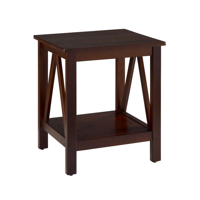 Table d'appoint en tabac antique Edgewood