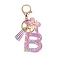 thumbnail image 3 of lionlar Porte-Clés en Résine Ornements Filles Femmes Cadeaux Alphabet Anglais Porte-Clés B B, 3 of 9