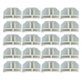 thumbnail image 3 of 20Pcs Storage Closet Cube Repair Grid Connectors Replacement Spare Parts Grid Connectors Grid Wire Storage Cubes for Modular Organizer Cube Shelf White Semi Circle, 3 of 4