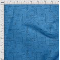 thumbnail image 4 of oneOone Georgette Viscose Orange Fabric Writing Font Craft Projects Decor Fabric Printed By The Yard 42 Inch Wide, 4 of 5