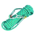 thumbnail image 1 of TFixol High-Strength 10mm Nylon Climbing Rope for Outdoor Adventures, Rock Climbing, and Rescue Operations - Durable, Low Elasticity, 850kg Load Capacity - Green, 20m Length, 1 of 7