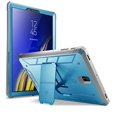 thumbnail image 1 of Poetic Revolution [360 Degree Protection] [Kick-Stand] Full-Body Rugged Heavy Duty Case with [Built-in-Screen Protector] for Samsung Galaxy Tab S4 10.5 Inch Blue, 1 of 7