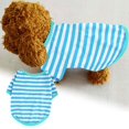 thumbnail image 3 of SIfdSeng Designer Pet Clothes Pet Clothes Dog Striped Round Neck T Shirt Pet Striped Shirt Pet Clothes Korean Style Small Dog Clothes Dog Clothes for Medium Dogs Girl Winter, 3 of 4