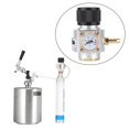 thumbnail image 3 of CO2 Keg Charger, Aluminum Durable Tr21x4 Thread CO2 Charger Kit, For Brewing Soda, 3 of 8