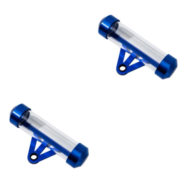 VONKY Waterproof Motorcycle Tax Tube Easy To Install Sturdy And Durable Stylish Motorcycle Tax Disc Holder blue 2Set