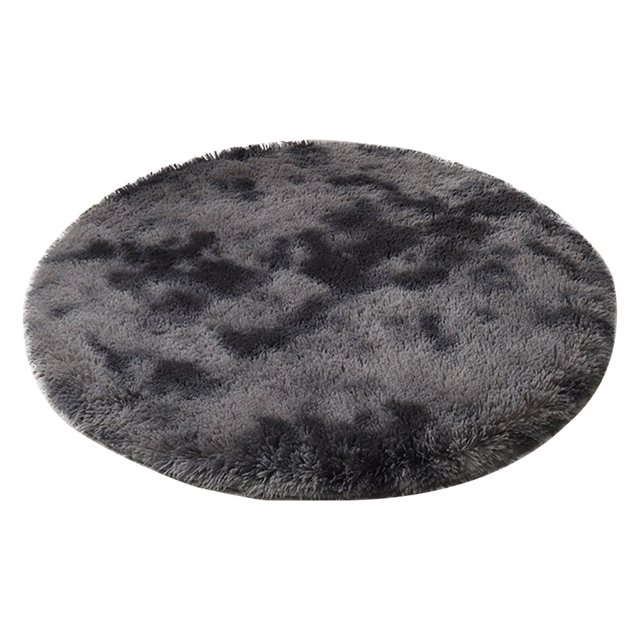 Estbridge Multicolor Round Rug For Girls Bedroom Circle Rug For Room Carpet For Teen Girls Room Circular Rug For Nursery Room Fuzzy Plush Rug For Dorm Cute Room Decor For Baby
