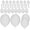 White, variant on Shisuyan Balloon Round Clear Design White 200Pcs 12Inch