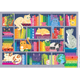 thumbnail image 1 of Cobble Hill 500 Piece Puzzle - Rainbow Cats - Sample Poster Included, 1 of 2