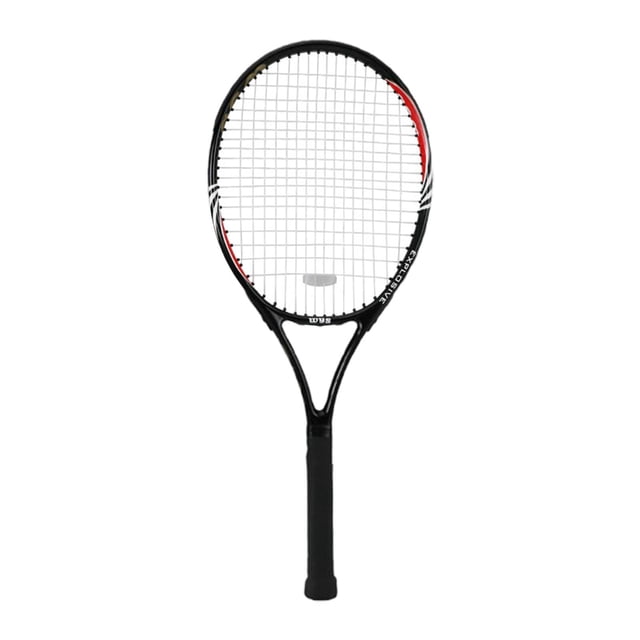 Siruishop Tennis Racket Shockproof Nonslip Grip Tennis Racquet for Park Beach Backyard Black