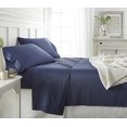 thumbnail image 1 of ienjoy Home Bamboo 4 Piece Sheet Set, Full, Navy, 1 of 4