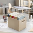 thumbnail image 1 of Under Table Storage Box for Books and Supplies | Desk Organizer with Lid | Portable Plastic Storage Container for Study Room, Dorm, or Home Office | Organize Textbooks, Notebooks, and School Supplies, 1 of 3