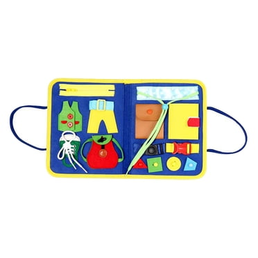 Planche d'Activités Jouets Compétences de Base pour Tout-Petits 1 - 4 Ans