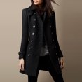 thumbnail image 3 of New Mid-length Woolen Women‘s Coat: European Style  Autumn/Winter Collection tzw, 3 of 4