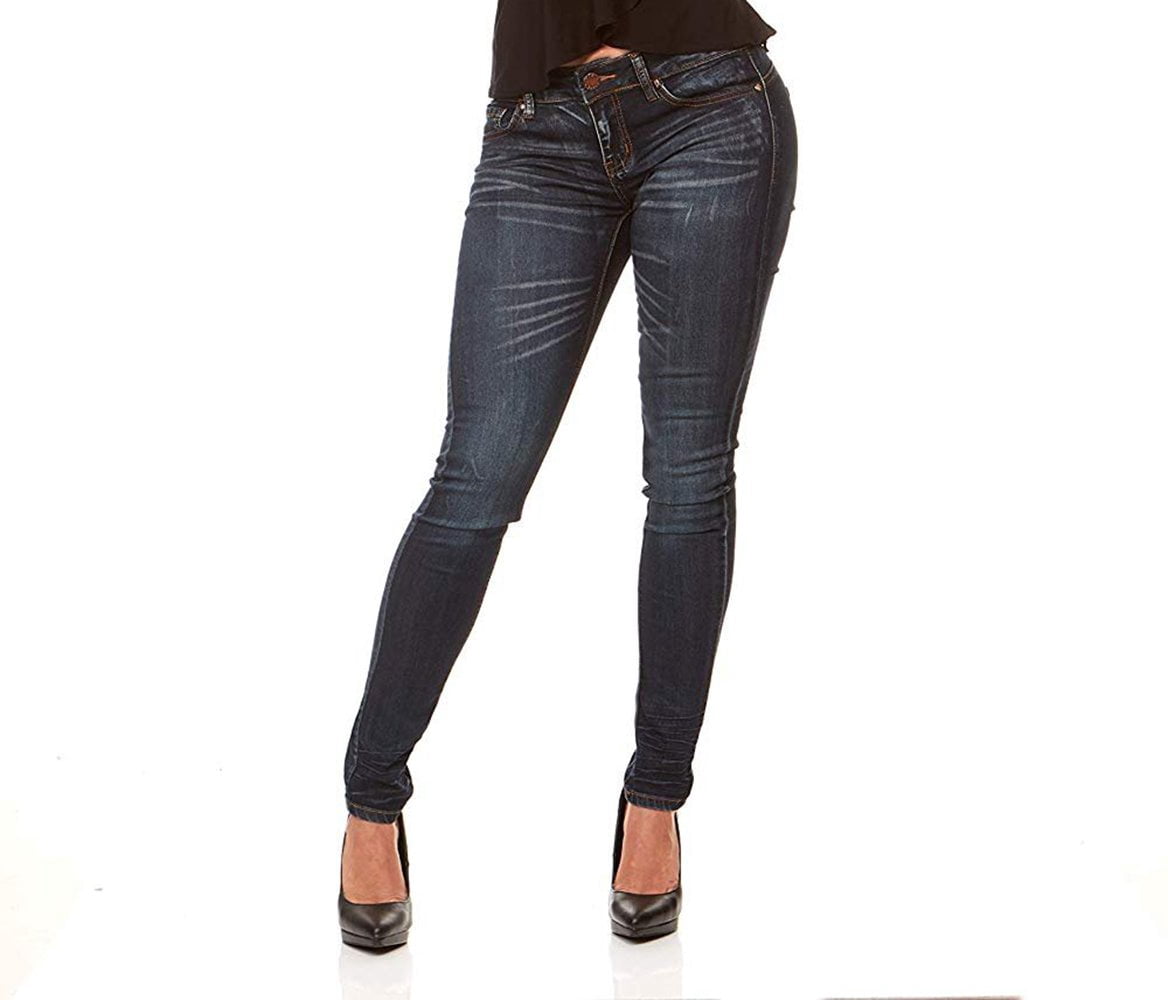 Cover Girl Jeans Skinny pour Femmes, Adolescentes Ou Grande Taille, Denim Foncé