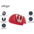 thumbnail image 4 of The Kitchen Knife Sharpener is Equipped with Sharp Straight Serrated Scissors Blades, and The Auxiliary Knife Helps to Repair and Restore The Blades, Making Them sharper and More Useful (red), 4 of 8