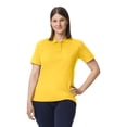 thumbnail image 1 of Gildan G648L Ladies' Softstyle Double Pique Polo - DAISY - M, 1 of 2