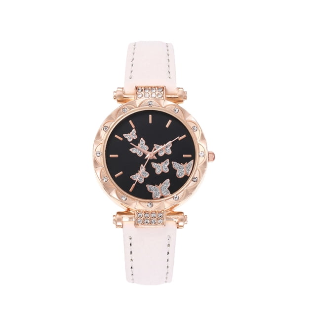 Women's Digital Watch with Steel Belt Strap and Luminous Night Light Display