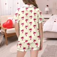 thumbnail image 5 of Luvoko Ensemble de Pyjama 2 Pcs pour Enfants Imprimé Graphique Chemise à Manches Courtes Boutonnée Shorts Pyjama, 5 of 5