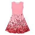 thumbnail image 3 of RXIRUCGD 2025 Vêtements d'Été pour Enfants Robe d'Été Sans Manches à Col Rond à Paillettes pour Filles Taille Moyenne Robe Cintrée à la Taille pour Enfants, 3 of 6