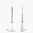 thumbnail image 2 of Simplehuman Plunger and Toilet Brush Bundle, White, 2 of 3