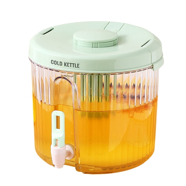 fastboy ABS Mud Kitchen Water Container With Tap Outdoor Playtime 4L Beverage Dispenser With Tap C 4L